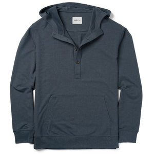 Batch Men's City Hoodie Navy Melange Cotton French Terry Image
