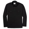 Batch Men's Constructor Polo Shirt Black Cotton Jersey Image