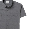 Batch Men's Constructor Short Sleeve Utility Shirt – Titanium Gray End-on-end Image Pocket Close Up