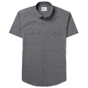 Batch Men's Constructor Short Sleeve Utility Shirt – Titanium Gray End-on-end Image