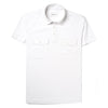 Batch Men's Constructor Short Sleeve Polo Shirt – Pure White Cotton Jersey Image