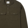Batch Men's Constructor Sweatshirt – Olive Green French Terry Image Pocket Close Up