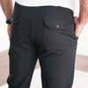 Batch Men's Constructor Joggers Black Cotton French Terry Back Pockets Image