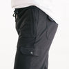 Batch Men's Constructor Joggers Black Cotton French Terry Side Image Close Up