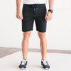 Batch Men's Constructor Short - Black French Terry Image On Body Standing