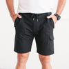 Batch Men's Batch Men's Constructor Short - Black French Terry Image On Body Front