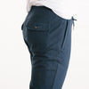 Batch Men's Constructor Joggers Dark Navy Cotton French Terry Image Back Pocket Close Up