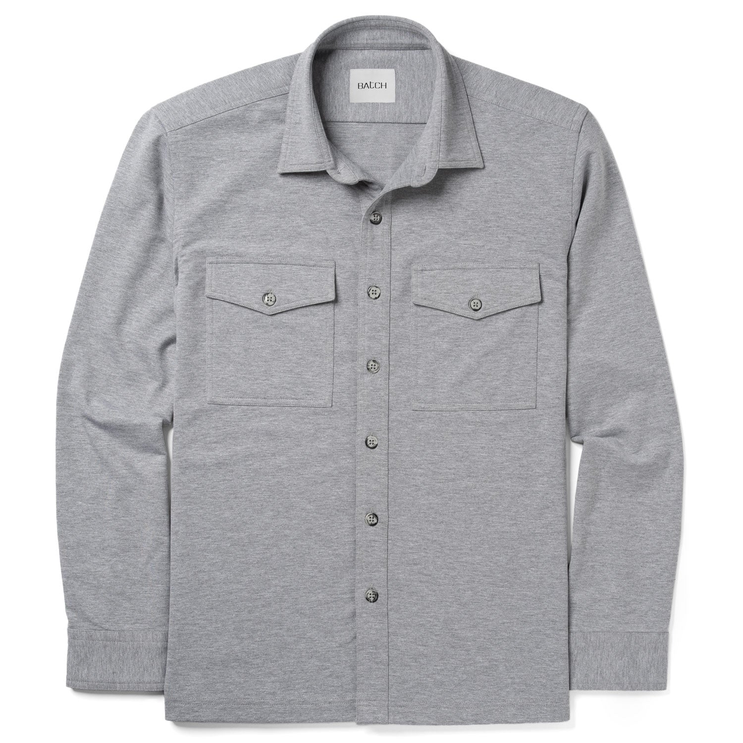 Distiller Overshirt Shirt - Granite Gray French Terry