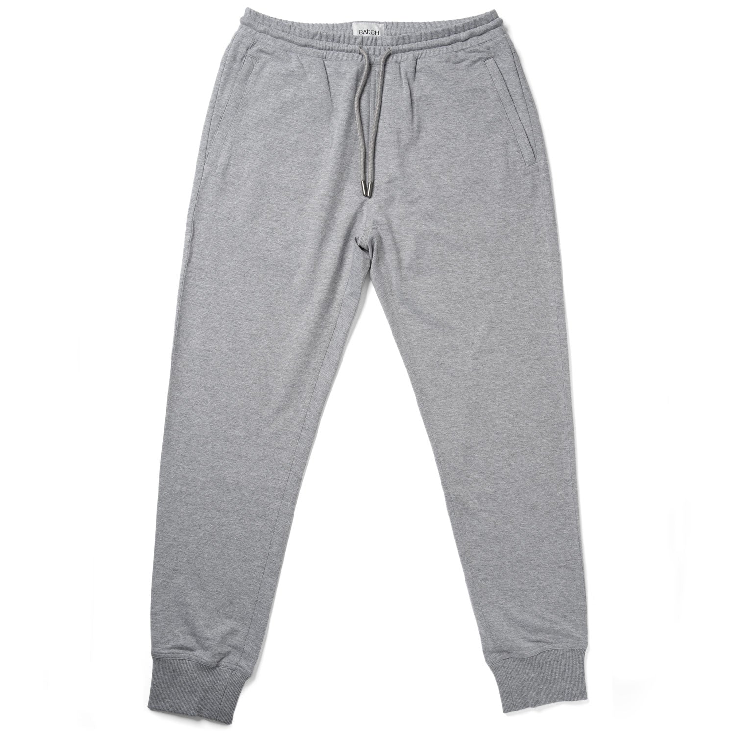 Essential Joggers –  Granite Gray Cotton French Terry
