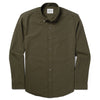Batch Men's Essential Casual Shirt - Olive Green Cotton End-on-end Image