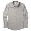 Batch Men's Essential Casual Shirt - Cement Gray Cotton Twill Image