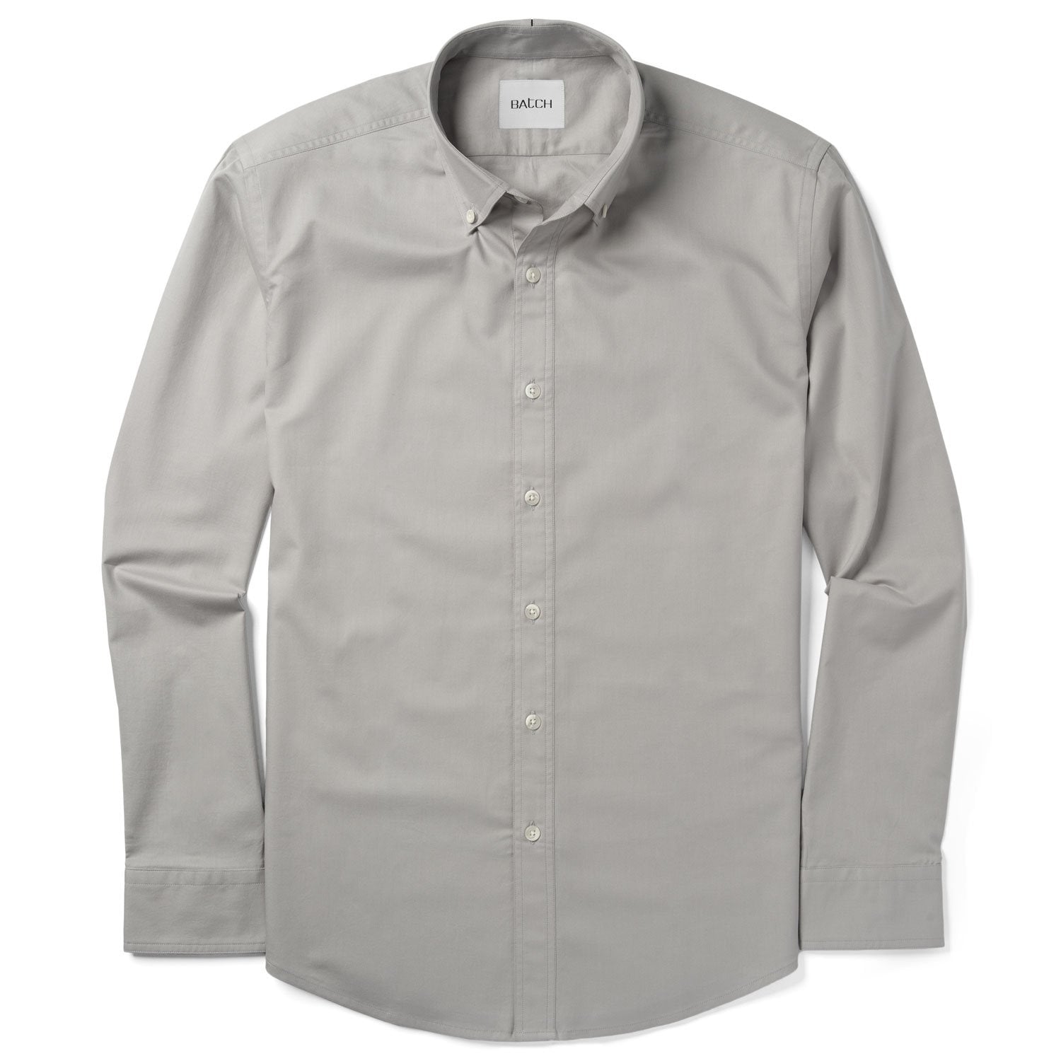 Kimpton Essential Casual HBC Shirt - Cement Gray Cotton Twill