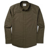 Batch Men's Essential Casual Shirt - Fatigue Green Cotton Twill Image