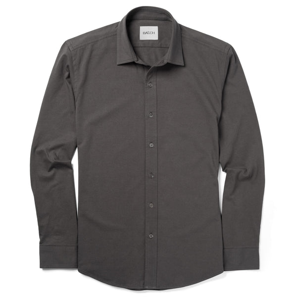 Essential T-Shirt Shirt - Slate Gray Cotton Jersey