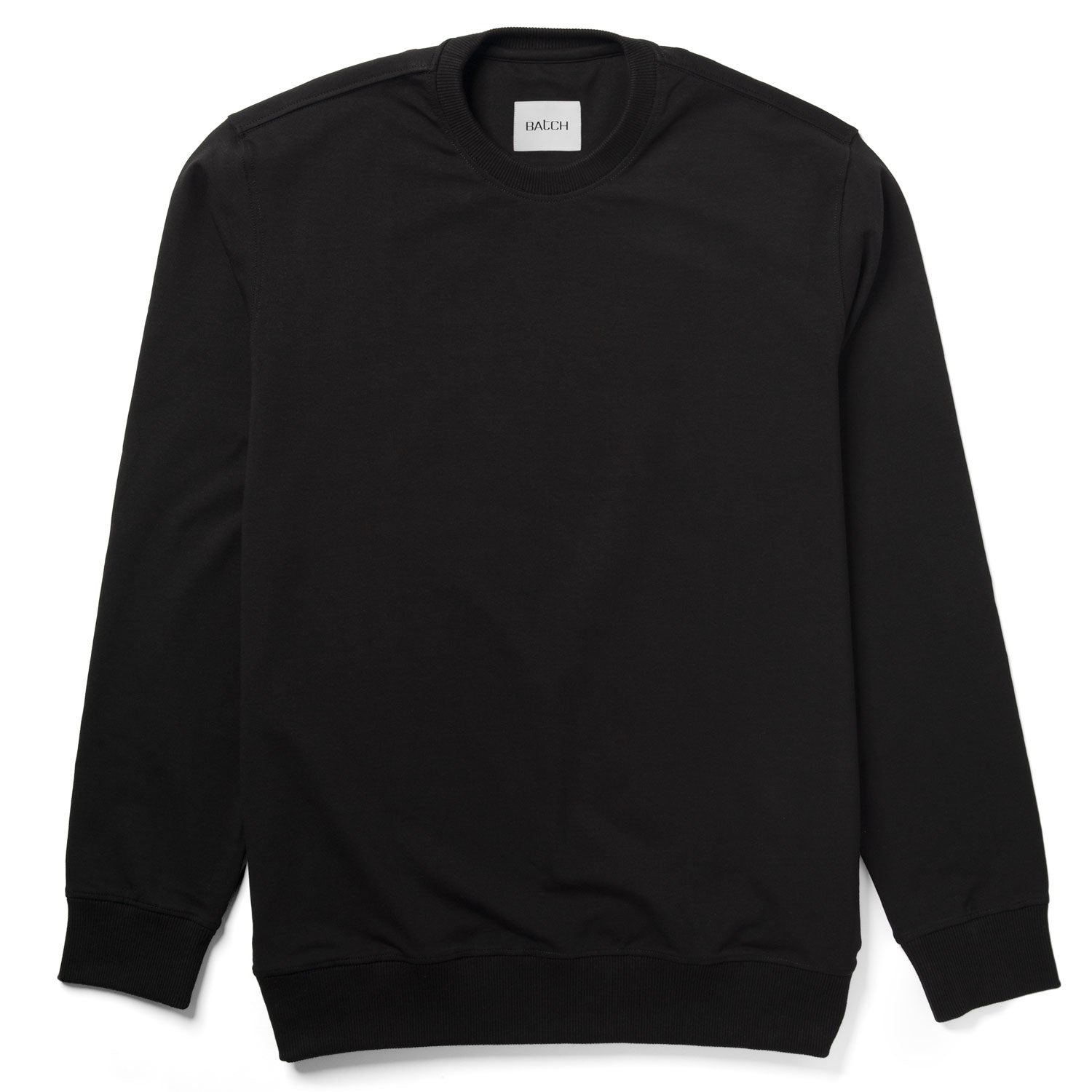 Essential Sweatshirt –  Black French Terry