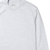 Batch Men's Essential Sweatshirt – Cloud Gray Melange French Terry Image Close Up