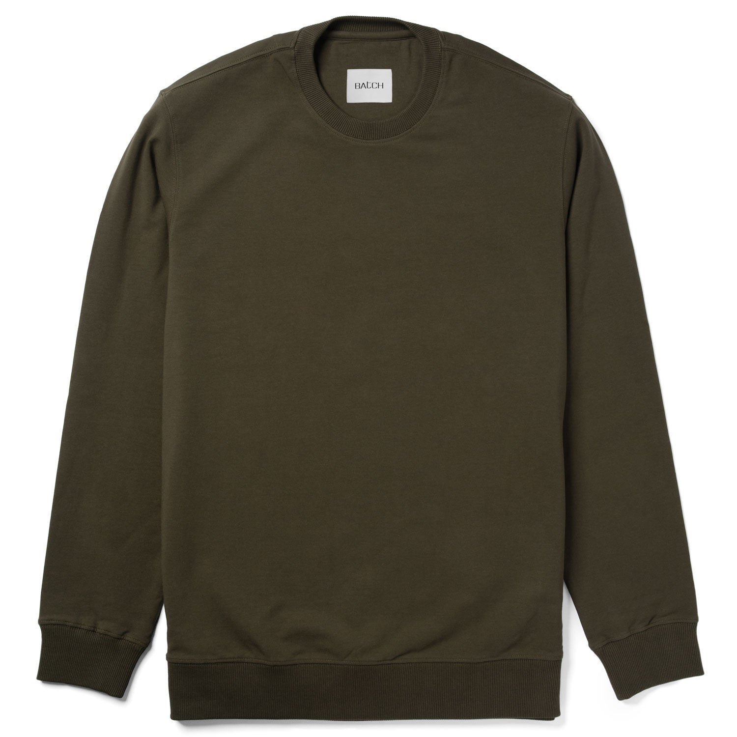 Essential Sweatshirt –  Olive Green French Terry