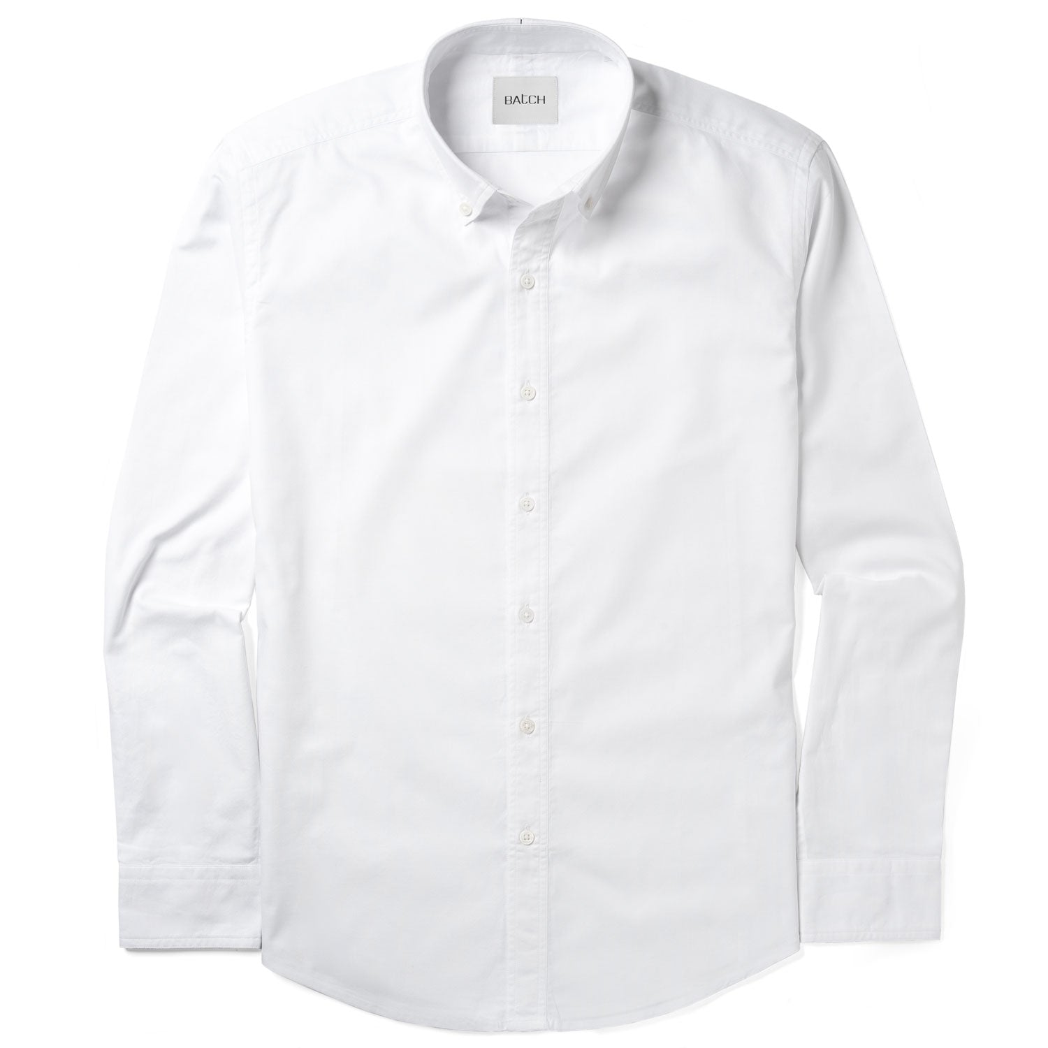 Essential Casual Shirt - Classic White Cotton Oxford