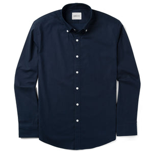Batch Essential WB Shirt in Navy Stretch Cotton Poplin Image