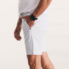 Batch Men's Essential Short - Cloud Gray French Terry Image Standing with Hand in Pocket