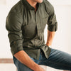 Fixer Utility Shirt – Olive Green Cotton Twill