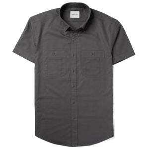 Fixer Short Sleeve Utility Shirt – Slate Gray Twill
