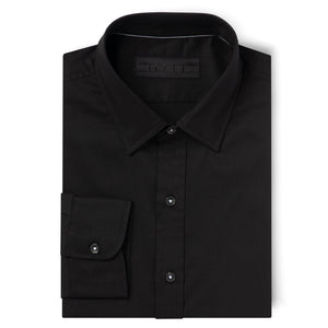 Focul - Black Point Shirt With Button Detail