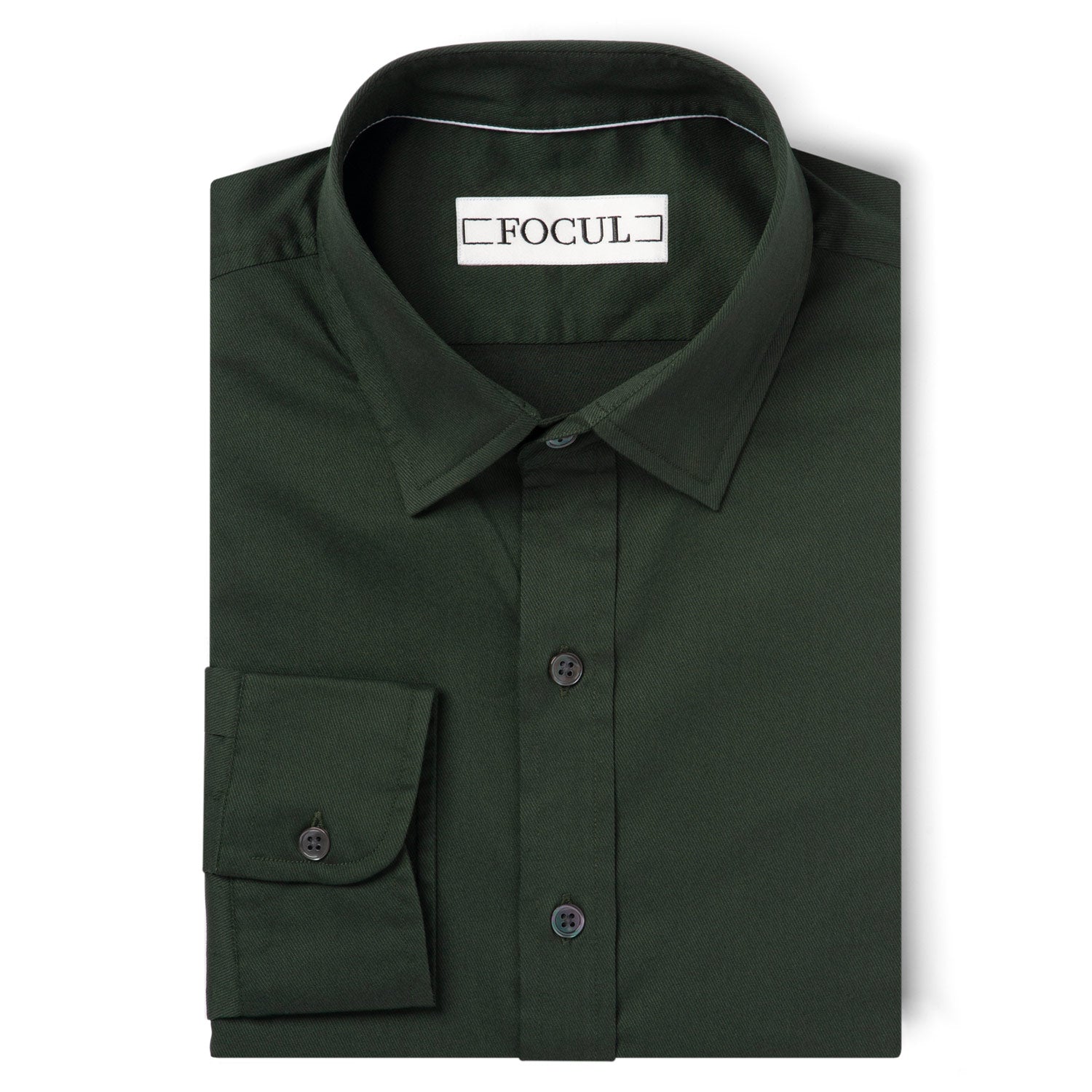 Focul - Evergreen Zero Shirt With White Line Detail