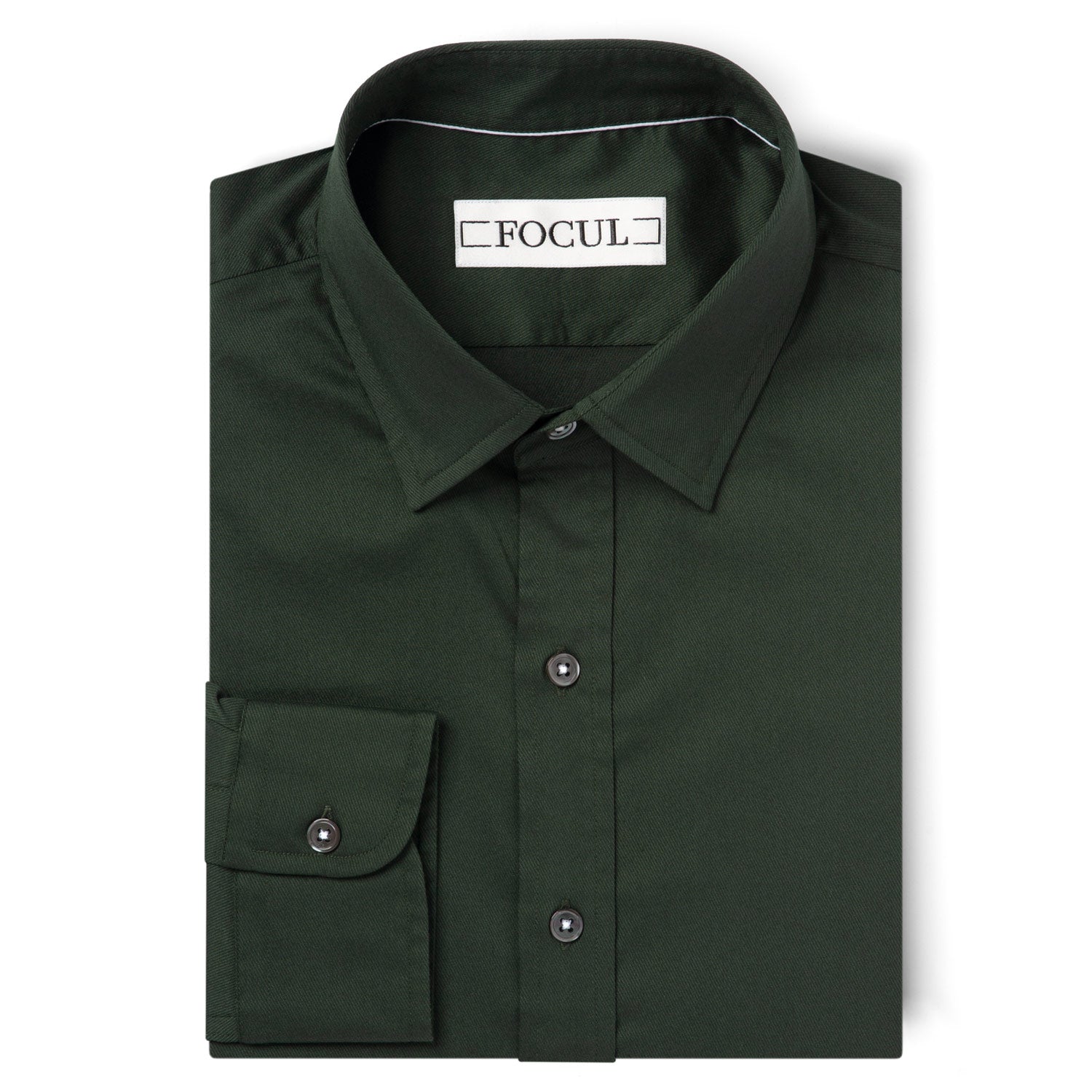 Focul - Evergreen Point Shirt With Button Detail