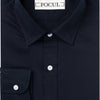 Focul - Dark Navy Dot Shirt With Button Detail