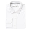 Focul - White Line Shirt With Collar Edge Detail