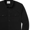 Batch Men's Constructor Knit Utility Shirt Black Cotton Poly Pique Image Close Up Pocket