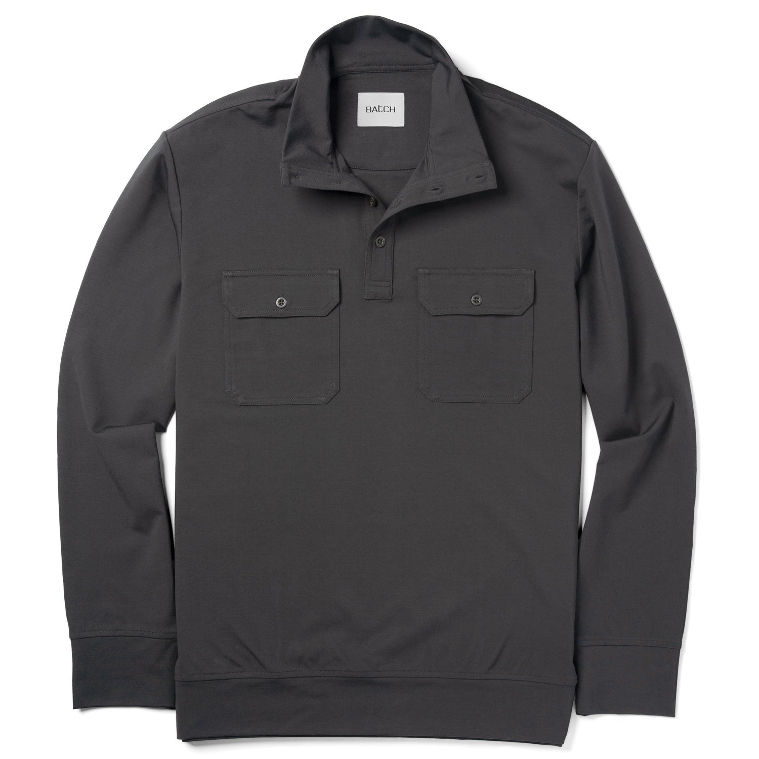 Constructor Pullover Shirt –  Slate Gray Tech 4W Stretch