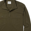 Finisher Pullover Shirt –  Olive Green Cotton Jersey