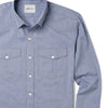 Maker Shirt – Navy Blue Cotton Oxford