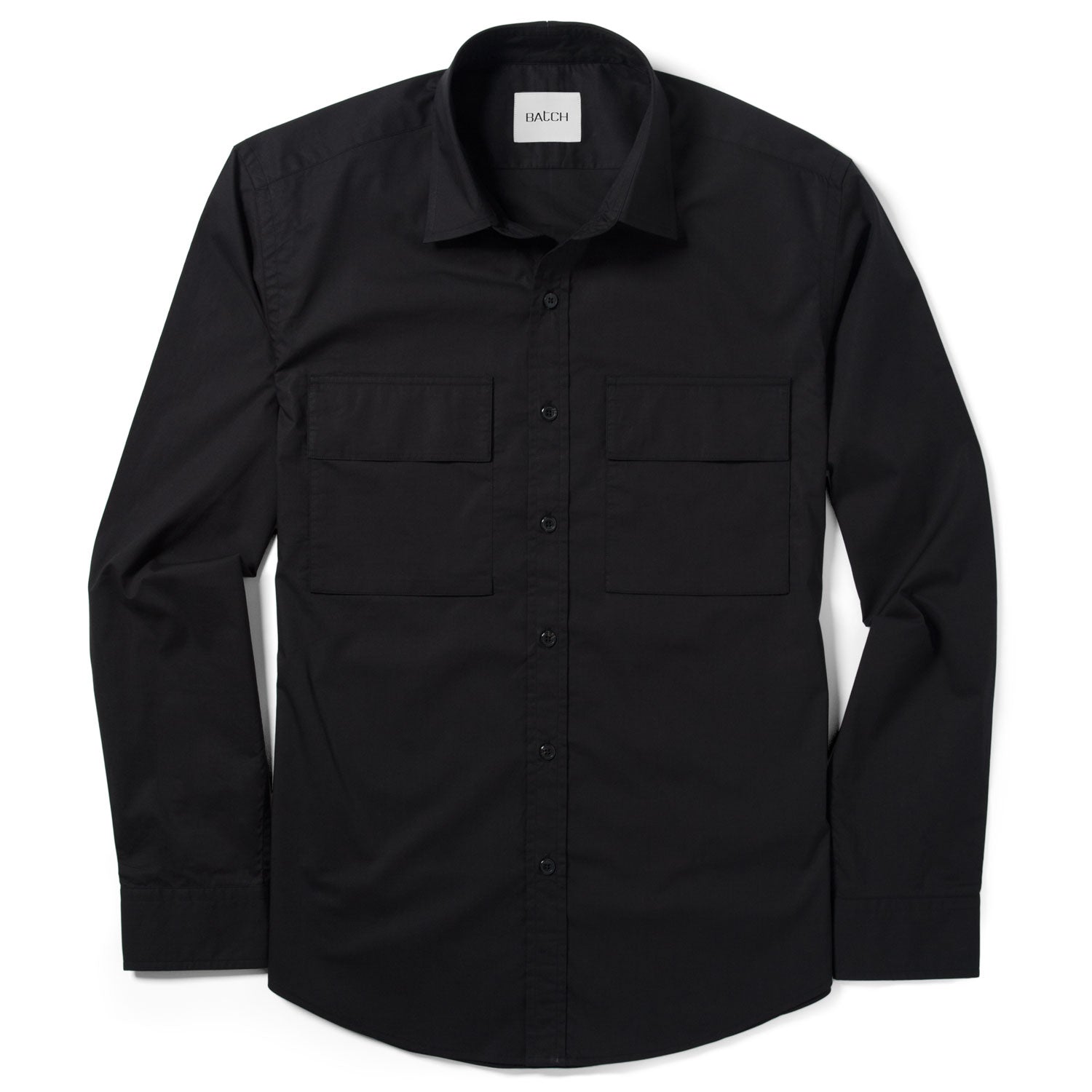 Specialist Utility Shirt – Jet Black Poplin