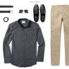 Editor Two Pocket Men's Utility Shirt In Slate Gray Ways To Wear With Chinos